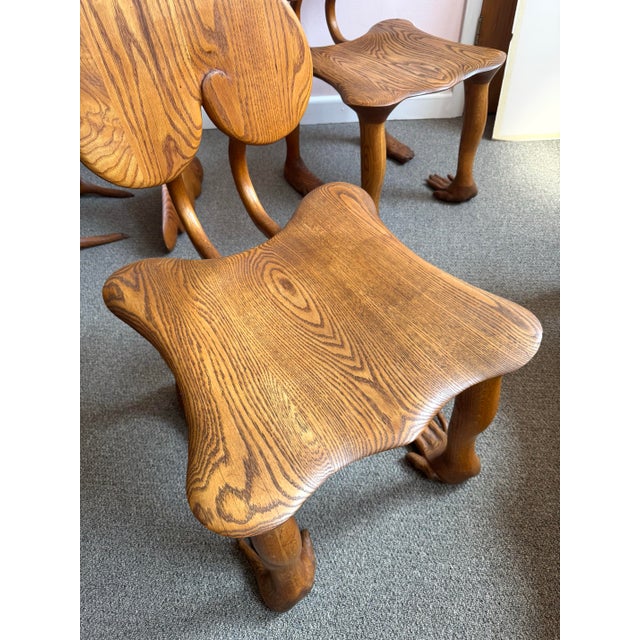 Pair of 1980 Andrew Willner Figure Chairs/Signed and Dated For Sale In New York - Image 6 of 12