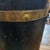 19th Century Brass-Bound Oak Uk Royal Navy Fire Bucket For Sale - Image 9 of 12