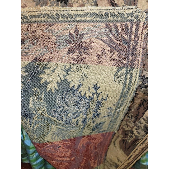 Textile 1930s French Country Scene Tapestry For Sale - Image 7 of 9