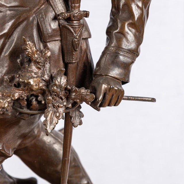 French Valet de Limier Figurine in Bronze by Pierre Jules Méne, 1870s For Sale - Image 10 of 18