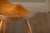 Vintage Scandinavian Modern Sculptural Beech Tripod Stool For Sale - Image 13 of 17