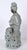 Ceramic Antique Guanyin (Kwan Yin) Goddess of Mercy Buddha Late 19th / Early 20th Century Celadon Color W/ Craquelure Splendid Statue/Sculpture Vg+ For Sale - Image 7 of 12