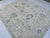 Oushak Handmade Wool Rug in Cream and Light Blue For Sale - Image 4 of 11