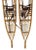 Tan Vintage Ash, Sinew & Leather Lund Snowshoes Cottage Style For Sale - Image 8 of 9