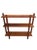 Late 20th Century 20th Century American Arts and Crafts Solid Mahogany Open Bookcase Etagere For Sale - Image 5 of 6