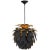 Chapman & Myers for Visual Comfort Signature Cynara Medium Chandelier in Matte Black & Gild For Sale
