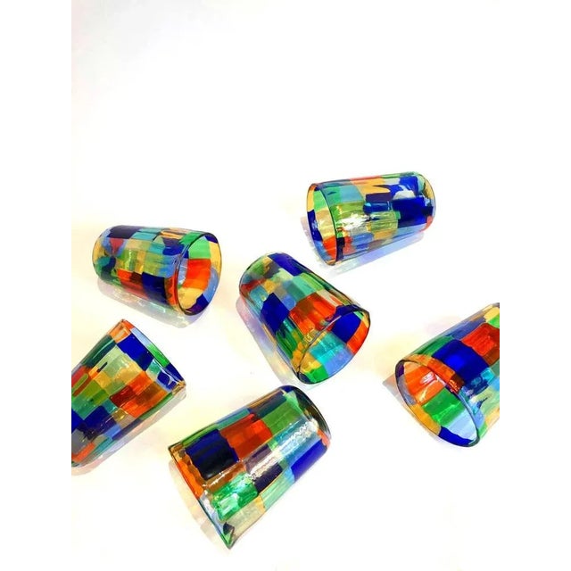 Fulvio Bianconi Glassware, 2004, Set of 6 For Sale - Image 14 of 18