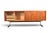Late 20th Century Rare Richard Round Space Age Credenza in Teak + Chrome, Attributed For Sale - Image 10 of 15