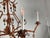 1960s Whimsical Chinoiserie Faux Bamboo Monkey Chandelier With Black Teardrop Accents For Sale - Image 12 of 16