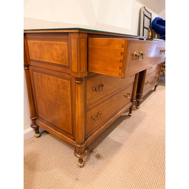 Pair of Louis XVI Directoire Chests This pair is nicely scaled with beautiful details making them suitable for a bedroom...