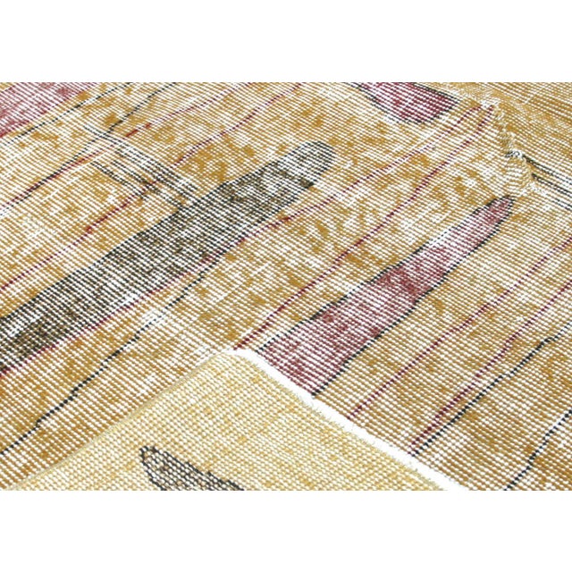1960s Turkish Mid-Century-Modern Rug For Sale - Image 4 of 5