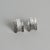 Sterling silver modernist ear-clips by the danish silversmith Sven Andersen. Stamped 925, S.A. Dimensions each: Length:...