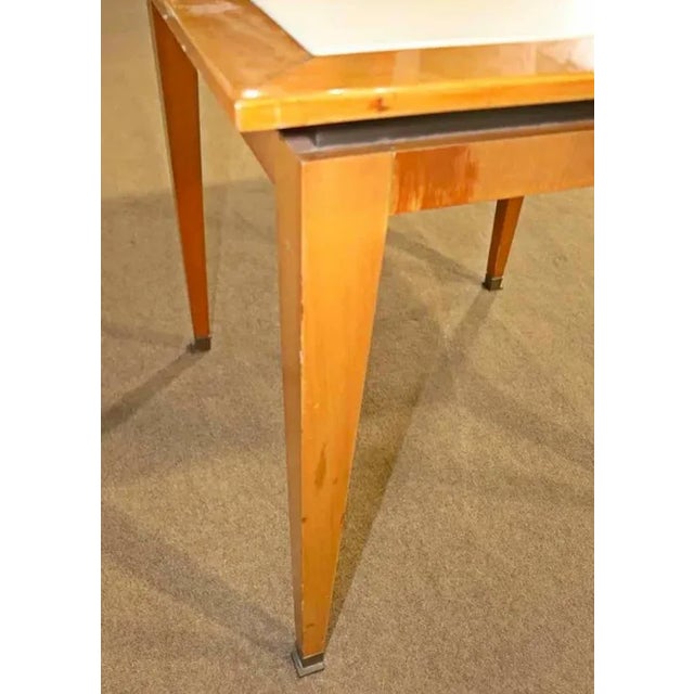 Leather Top Game Table Chairish