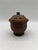 A Antique Folk Art Small Redware Crock With Lid, by Stahl's Pottery, Powder Valley, Pa, 1948 For Sale - Image 16 of 16