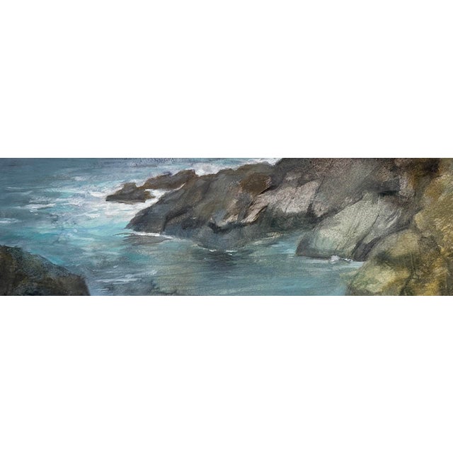 In "Rock Cove," a serene coastal scene unfolds, capturing the interplay of rugged rocks and tranquil waters. The artist...