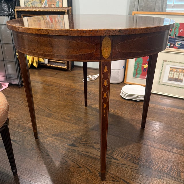 Kindel Winterthur Round Table For Sale In Houston - Image 6 of 7
