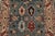 2000 - 2009 Heriz Rug 3’9” X 5’8” Blue Wool Vintage Tribal Hand-Knotted Oriental Carpet For Sale - Image 5 of 12