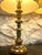 Gold Antique Wood Candelabra Lamps With Mirror Insets - a Pair For Sale - Image 8 of 13