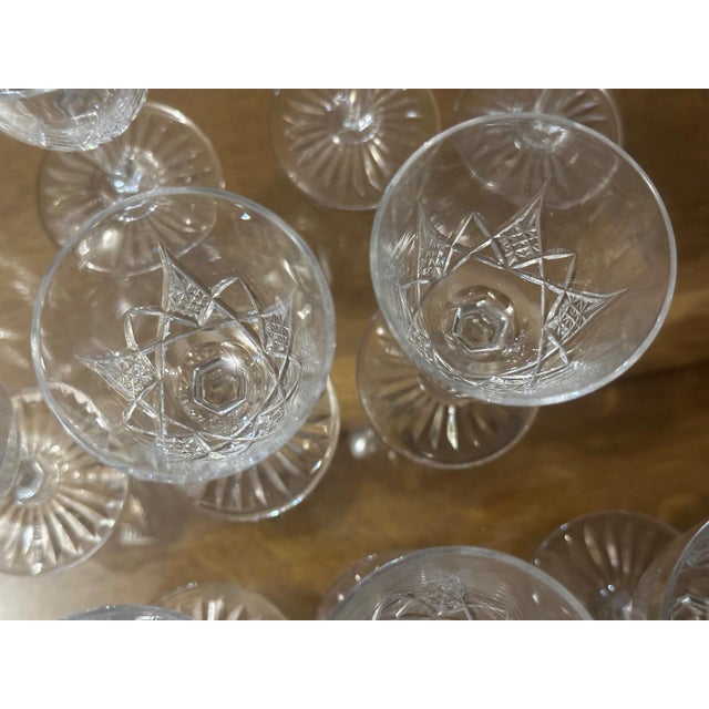 Epron Model Baccarat Stamped Crystal Glasses, 1907, Set of 12 For Sale - Image 9 of 18