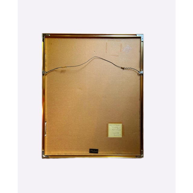 Postmodern Vintage 1980s Marilyn Monroe the Last Sitting Art Expo West Poster Bert Stern Framed For Sale - Image 3 of 4