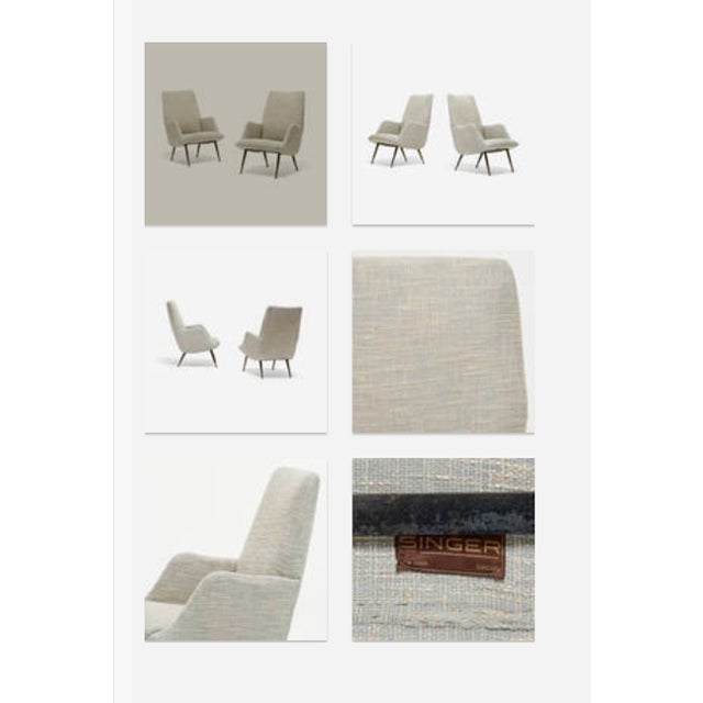 Mid-Century Modern Carlo De Carli - Armchairs (Pair) c. 1955 For Sale - Image 3 of 6