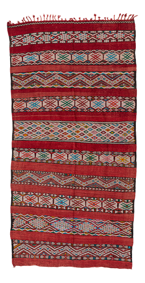 Vintage Berber Handwoven Rug, Morocco, 2000s