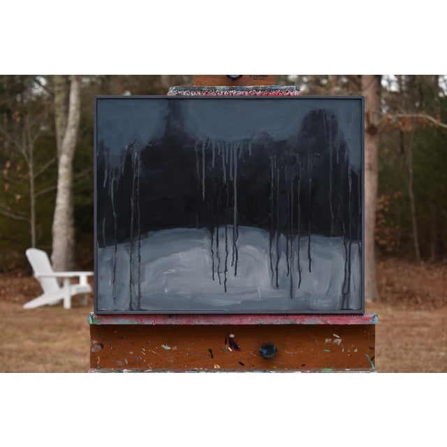 Midnight Meeting,Contemporary Semi-Abstract Painting, by Stephen Remick For Sale In Providence - Image 6 of 7