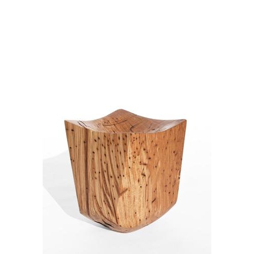 Gold V21124 Vessel in Natural Oak Wood by Jörg Pietschmann For Sale - Image 8 of 10