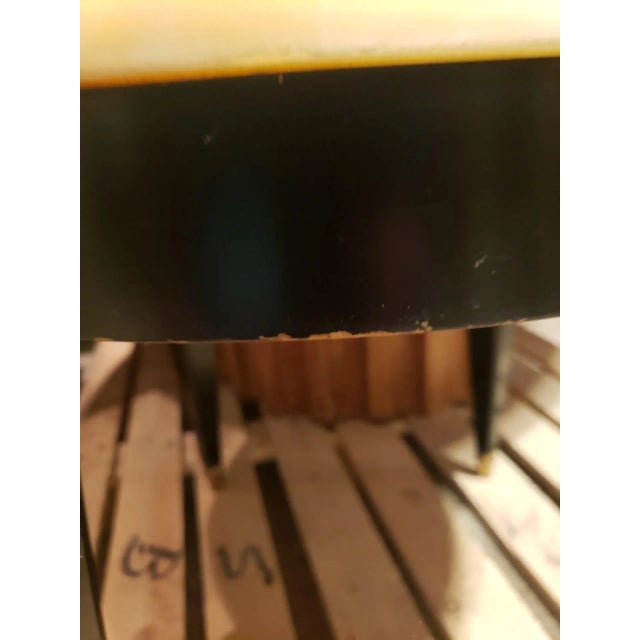 1950s Round Marble-Top Low Table by Baker For Sale - Image 9 of 10