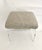 1960s 1970s Charles Hollis Jones Lucite Waterfall Swivel Bench or Ottoman For Sale - Image 5 of 9