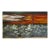 1940 Orange Horizon Landscape Oil Painting For Sale