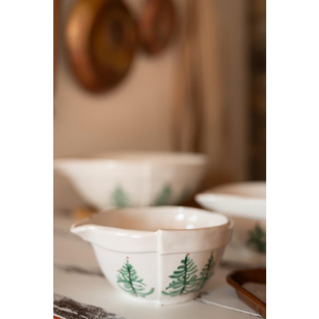 VIETRI VIETRI Lastra Holiday Medium Mixing Bowl For Sale - Image 4 of 9