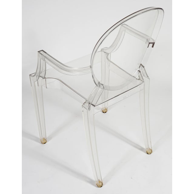 Kartell Vintage Acrylic Louis Ghost Chair by Philippe Starck for Kartell For Sale - Image 4 of 9