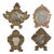 Antique Altar Cards in Bronze,19th Century, Set of 4 For Sale
