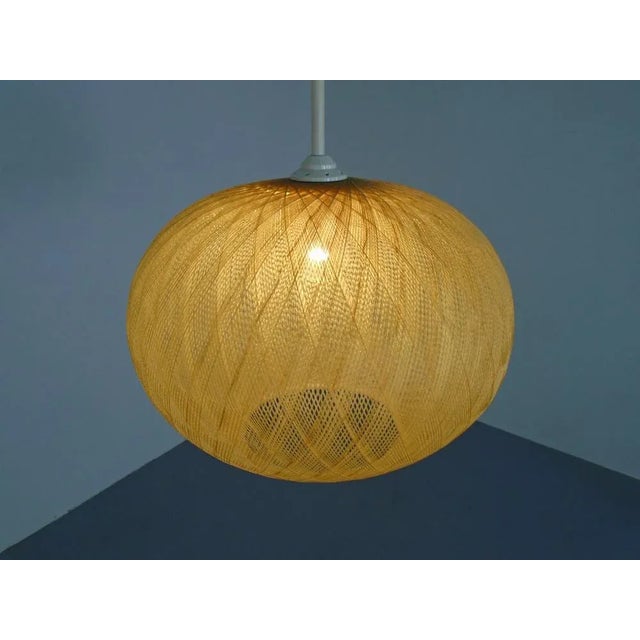 Spun Fiberglass Pendant Lamp, Germany, 1960s For Sale - Image 6 of 18