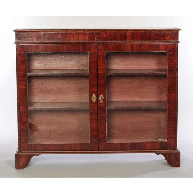 A Fine Nord Italian 18'century Parquetry Bookcase. cm 127x109x30