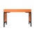 Wood Swirl Writing Desk - Orange For Sale - Image 7 of 8