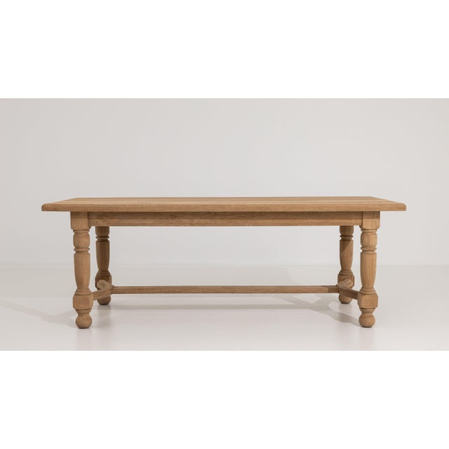 Provençal-Style Oak Dining Table, French Rustic Design, France, Circa 1970 For Sale - Image 11 of 12