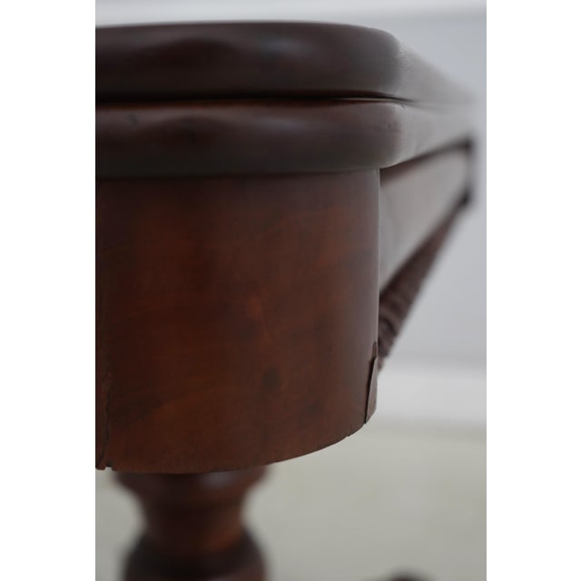 Antique American Empire Mahogany Game Table For Sale - Image 16 of 18