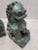 Antique Fengshui Chinese Bronze Guardian Lion Foo Dog Statue Sculptures - A Pair For Sale - Image 4 of 10