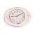 1980s Wallendorfer Porzellan Porcelain Wall Clock, Germany 1980s Quartz For Sale - Image 5 of 12