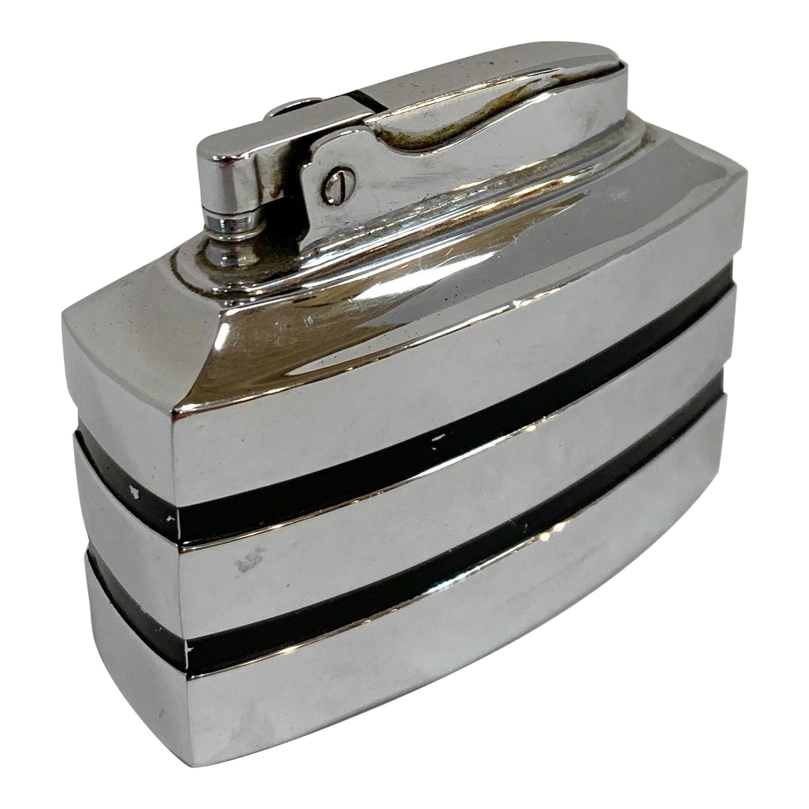 50s Art Deco Style Ronson Spartan Table Lighter Chairish