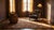 Superb Persimmon Color and Navy Border With Chinoiserie Pattern Antique Chinese Kansu Rug For Sale - Image 12 of 14