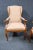 Textile Pair Hickory Chair Co French Style Wing Host Armchairs For Sale - Image 7 of 8