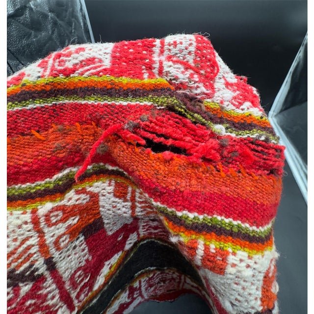 Vintage Q’ero Mestana / Peruvian Aguayo Cloth For Sale - Image 13 of 15
