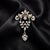 Early 20th Century Early 20th Century Edwardian Platinum Over Gold Old Mine Cut Diamond Pin/ Pendant For Sale - Image 5 of 5