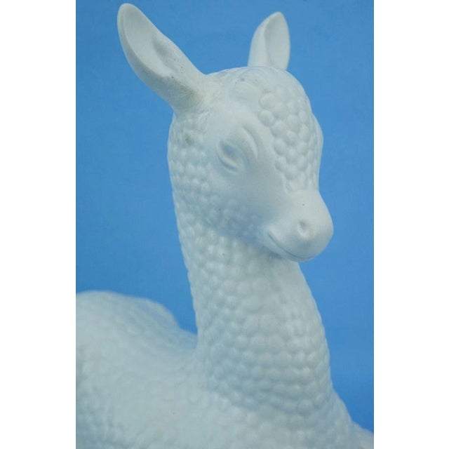 Art Deco Ceramic Baby Deer Sculpture by Giovanni Gariboldi for Richard Ginori Factory, Italy, 1900s For Sale - Image 14 of 18