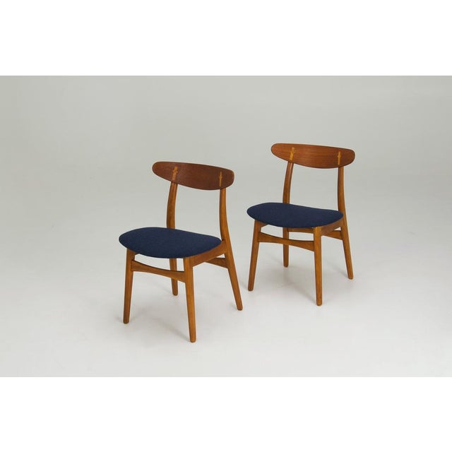 Wood Vintage CH30 Dining Chairs by Hans J. Wegner for Carl Hansen & Søn, 1950s, Set of 4 For Sale - Image 7 of 16