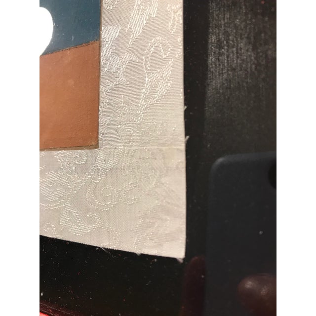 1980s Vintage Watercolor Painting by Chinese Artist Zhan Yian For Sale - Image 5 of 9