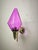 1950s Brass Wall Lamp with Lilac Murano Glass, 1950s For Sale - Image 5 of 12